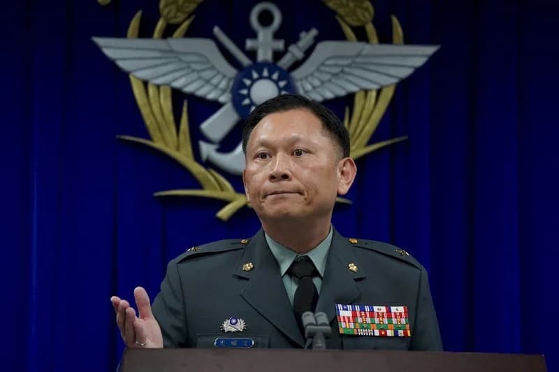 國防部發言人史順文。圖片來源：中央通訊社