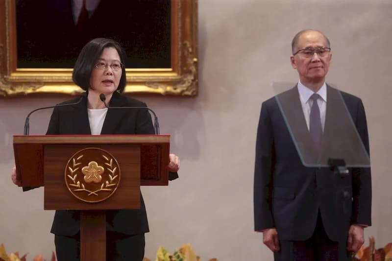 總統府秘書長蘇嘉全2日請辭獲准，總統蔡英文3日宣布由前國安會秘書長李大維接任總統府秘書長。圖片來源：中央通訊社