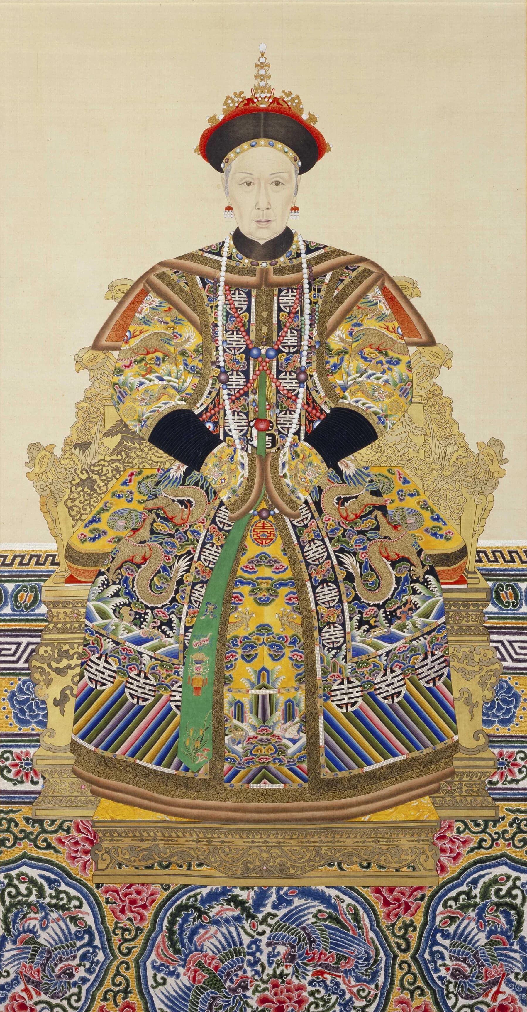 慈禧太后畫像。圖片來源:Wikimedia Commons