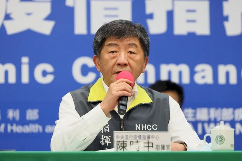 陳時中宣布包括中國學生境內的外籍生可以入境。圖片提供:中央流行疫情指揮中心
