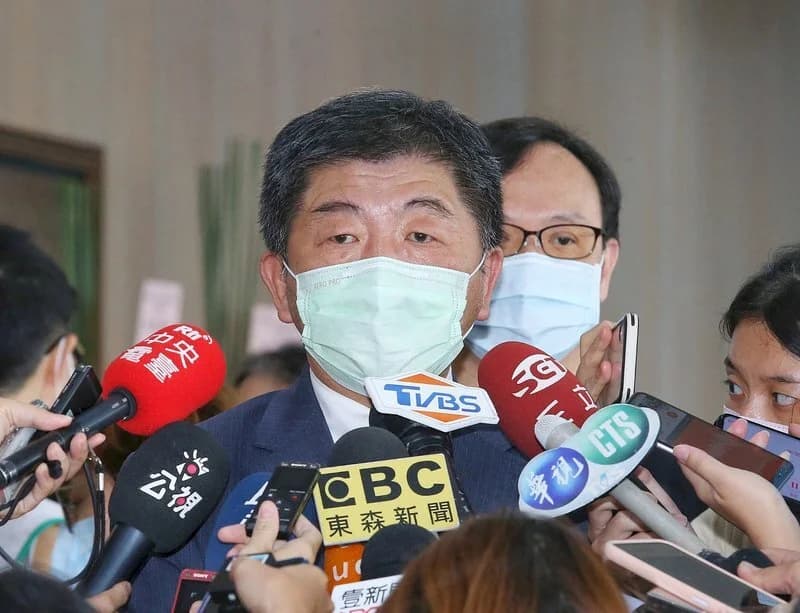 陳時中堅持要美日政客來台不必隔離14天。圖片來源:中央通訊社