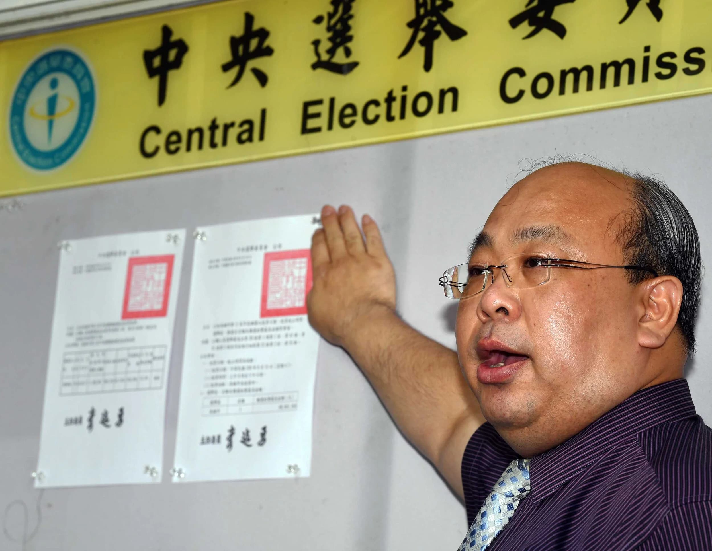 中選會表態針對韓粉監票行為提告。圖片來源:中央選舉委員會